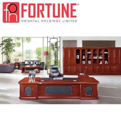 Modern Wood Luxury Office Desk Set for Company Office Use (FOH-A8A261)