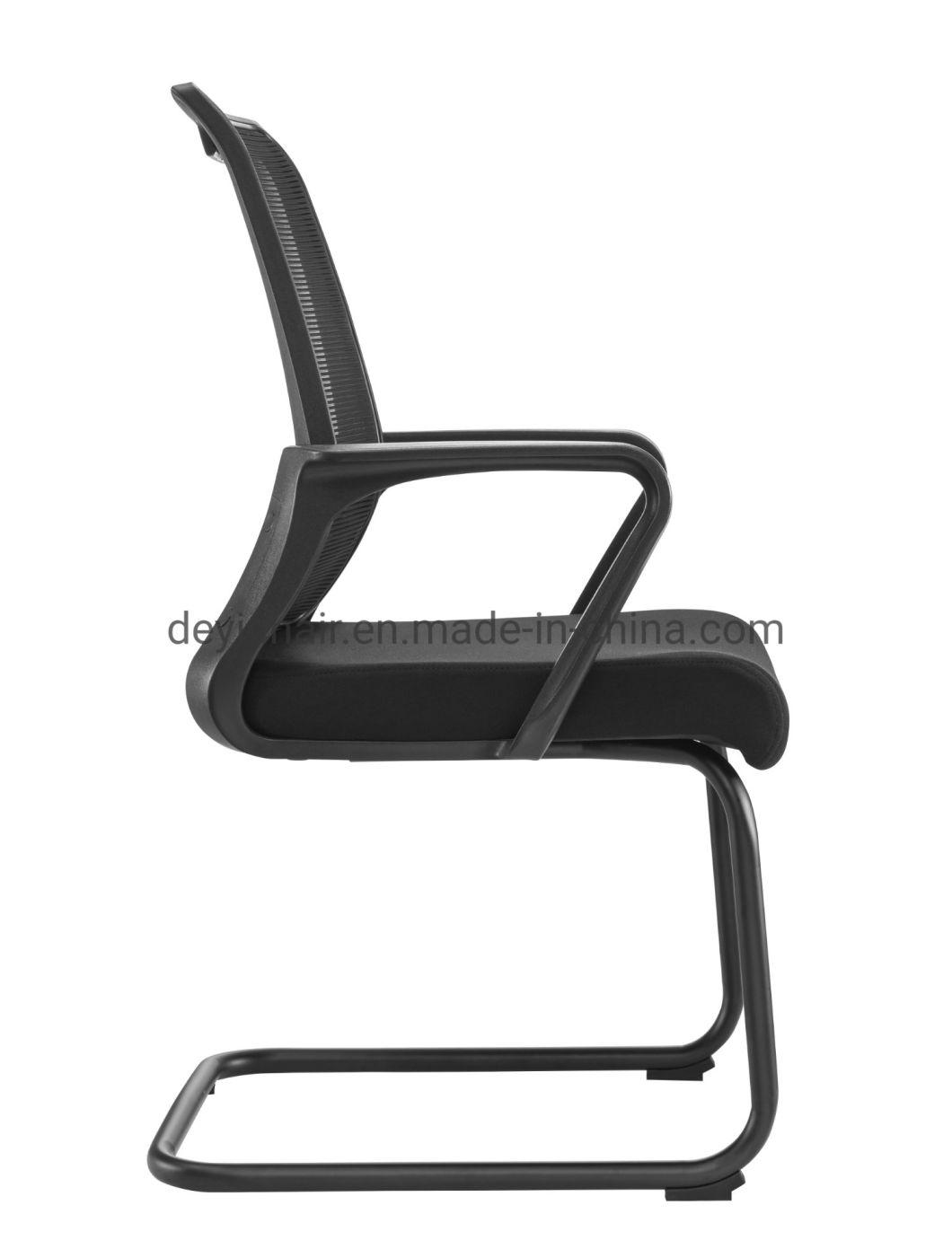 High Back with PP Fixed Arms Simple Mechanism Nylon Base with Headrest Mesh Upholstery and Fabric Cushion Seat Color Optional Executive Chair