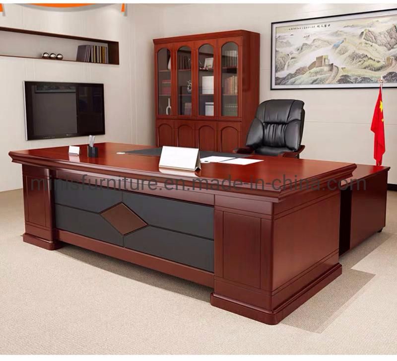 (M-OD1194) Beautiful Executive Boss Office MDF Computer Desk Furniture