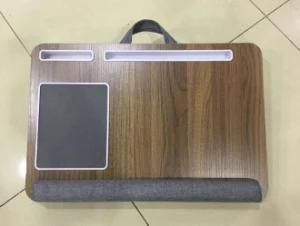 Natural Color Bamboo Laptop Desk for Bed