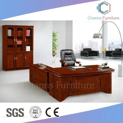 Antique Furniture Wood Table Veneer Executive Desk (CAS-VA27)