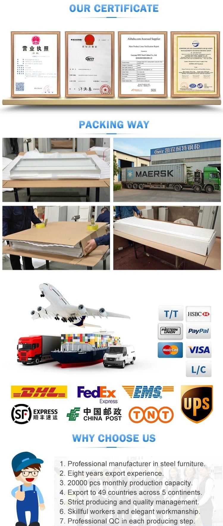 Steel Front Office Desk Design