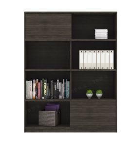 2 Door 3 Door Bookshelf File Cabinet New Design Office Furniture 2019 Melamine Bookcase with Aluminum Frame