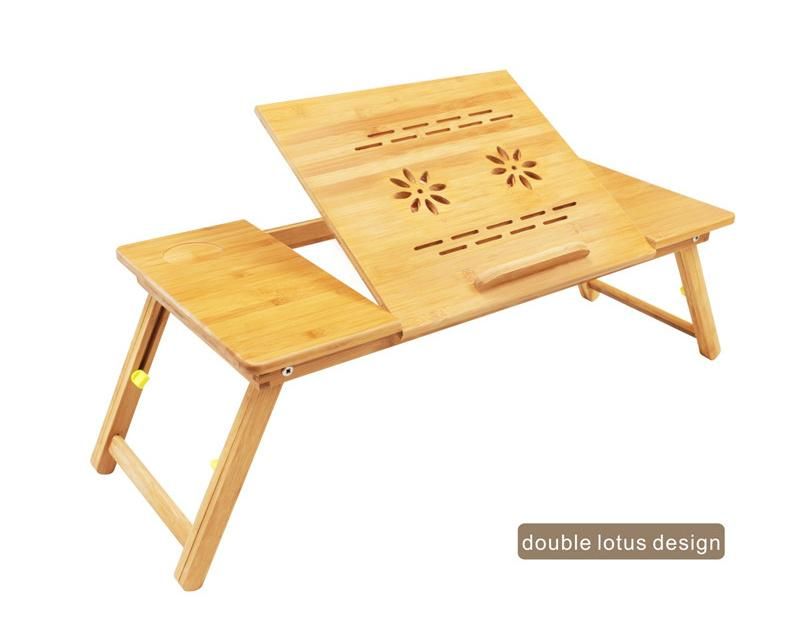 Factory Competitive Price Wooden Folding Laptop Table