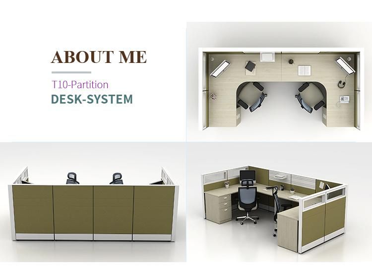 T10 Use Partition Cubicle Workstation Design Fabric Table High Quality Office Low Partition