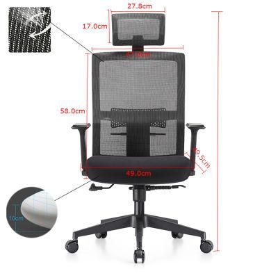 Popular Ergonomic Office Chair with Adjustable Seat and Back