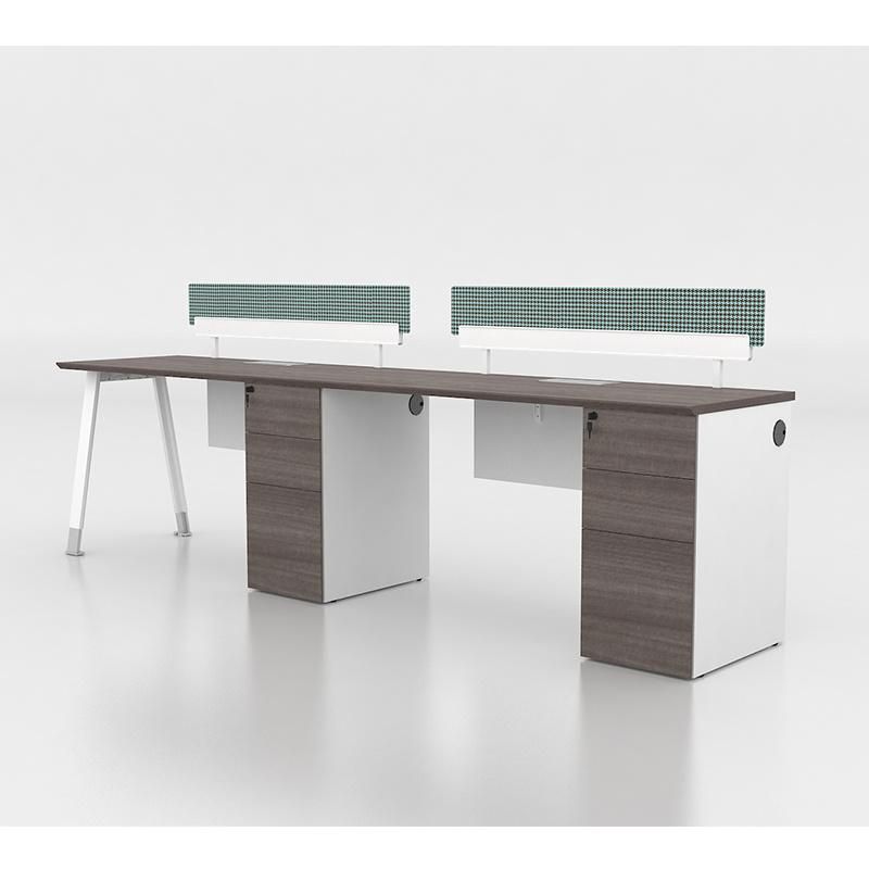 High Quality Modern Computer Office Furniture Two Seat Workststion Office Desk
