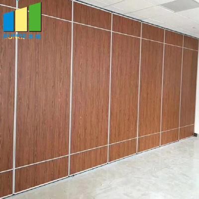 Office Folding Operable Partition Walls Aluminum Hanging Conference Room Partitions