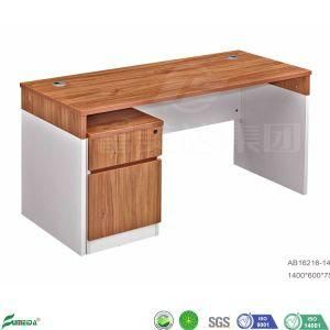 Luxury Single Solid Wood MFC Panel Office Furniture Executive Wood Table Manager Desk