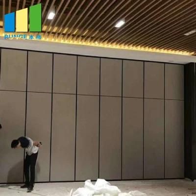 Laminate Finish Full High Acoustic Sliding Room Partitions / Foldable Partition Walls