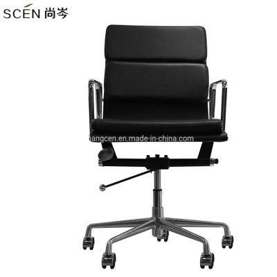Hot Sale Stainless Steel Chrome Frame PU Leather Office Chair