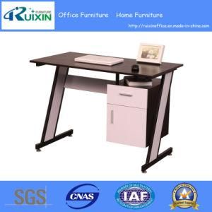 New Design Z Shaped Computer Table with Hanging Drawer (RX-D1039)