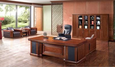 Luxury Solid Wooden Office Executive Desk with Left Return (FOH-B3L242)