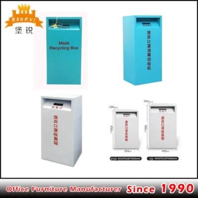 Face Mask Recycling Dusbin with Disinfection Function for Office