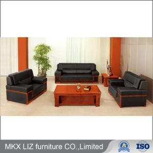 Wholesale Office Furniture Leather Sofa Set 1+1+3 Seater (S915)