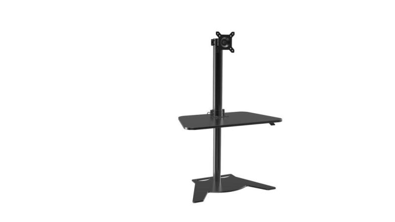 Gas Lift Desktop & Wall Mount Workstation with Single Monitor
