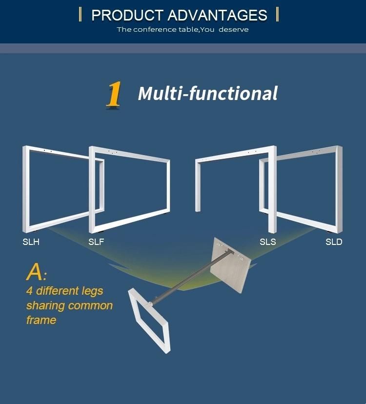 Latest Office Space Used Metal Table Legs Modern Office Executive Deks Office Furniture