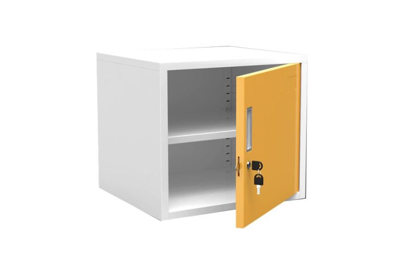 Mobile Metal Withe Small Safe Box Steel Storage