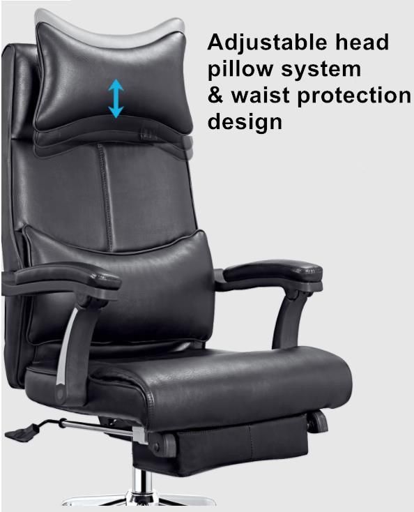 Wholesale Racing Seat Armrest for Leather Executive Office Chair with Footrest