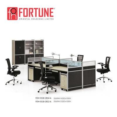 Top Quality Industrial Office Workstation for 6 Persons (FOH-SS18-2814-A)