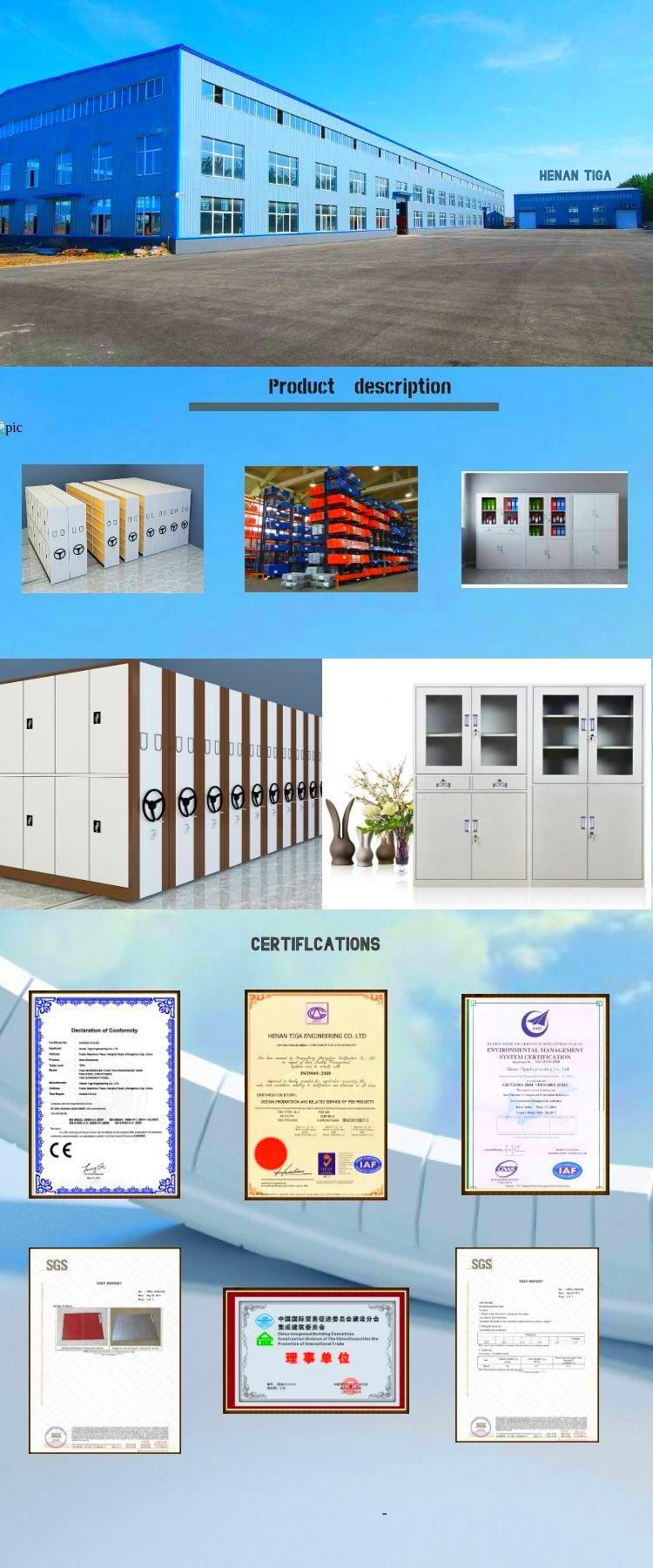 China Modern Metal Office Filing Bookcase Steel Cabinet Furniture Office File Storage