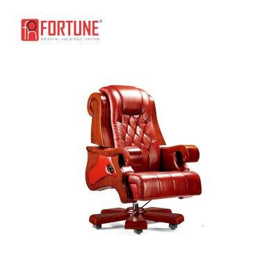 2018 New Button Tufted Leisure Height Adjustable Executive Chair (FOH-A05)