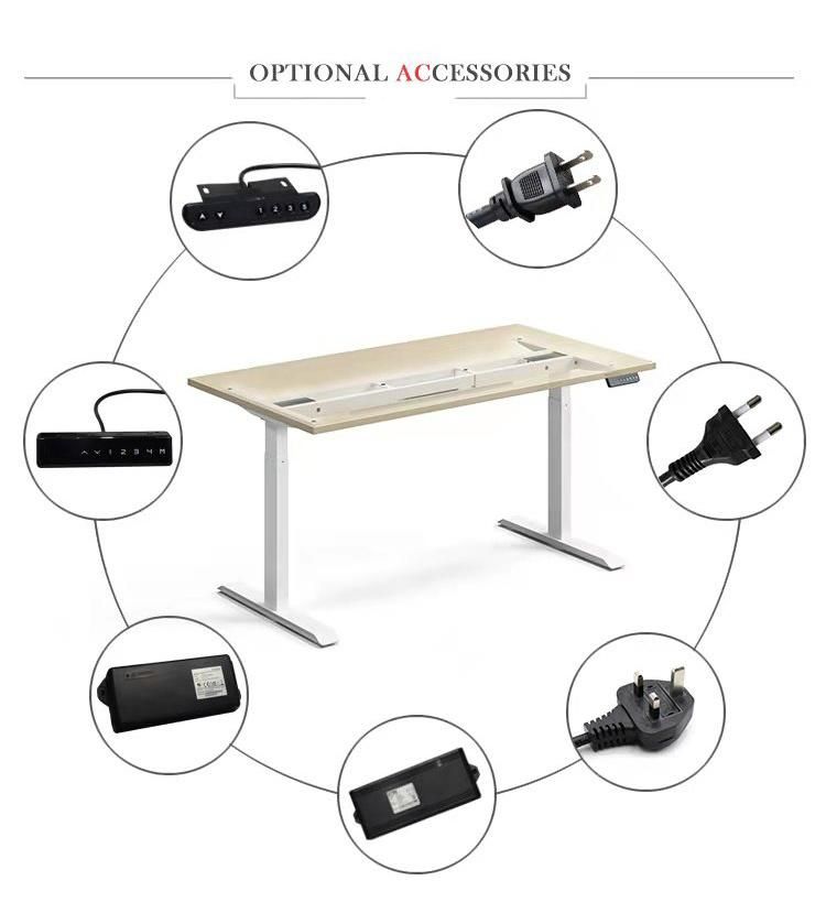 Wholesale Double Dual Motor Ergonomic Electric Lifting Foot Adjustable Height Electric Standing Office Study Table