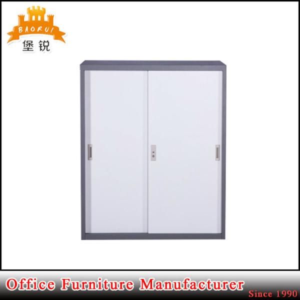 Fas-017 Office Metal Sliding Door Cupboard Steel Filing Cabinet