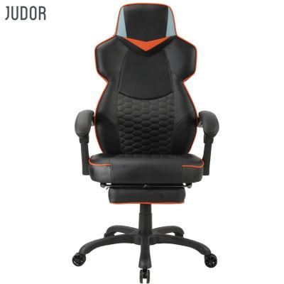 Judor Swivel Racing Chair with Footrest Cheap Gaming Chair