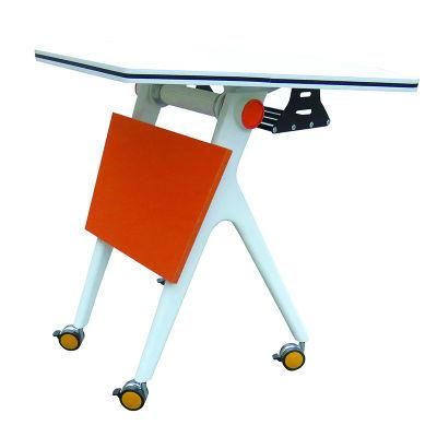 Modern Wooden Top Standing Hospital School Training Folding Study Table