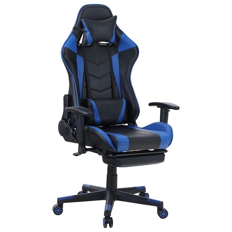 Silla Ergonó Mica Adjustable Swivel Leather PU PC Chair