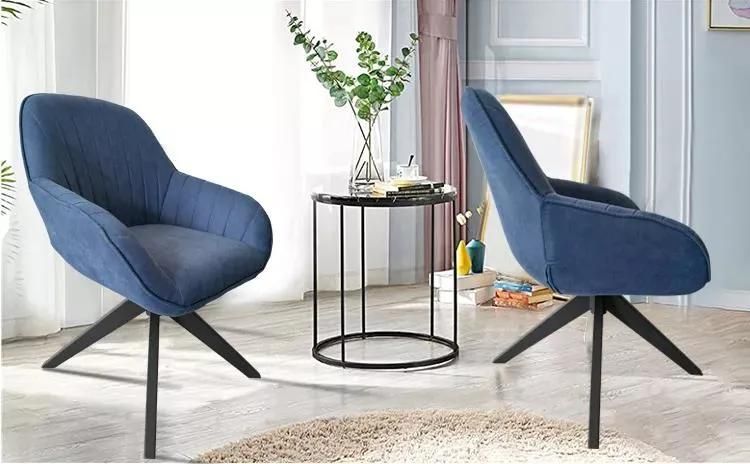 360 Degrees Swivel Leisure Chair Lounge Chair Made of Fabric