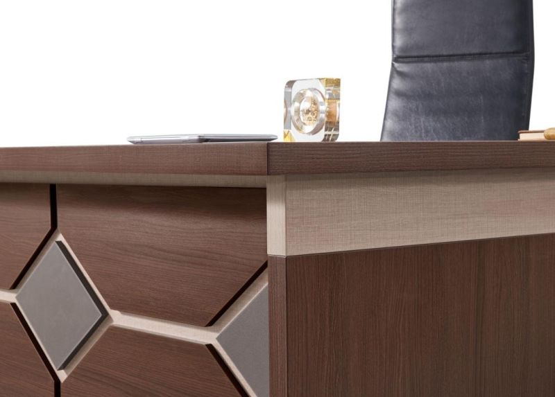 Modern Design Safe Material MDF 160cm 180cm 200cm Wooden Executive Office Desk