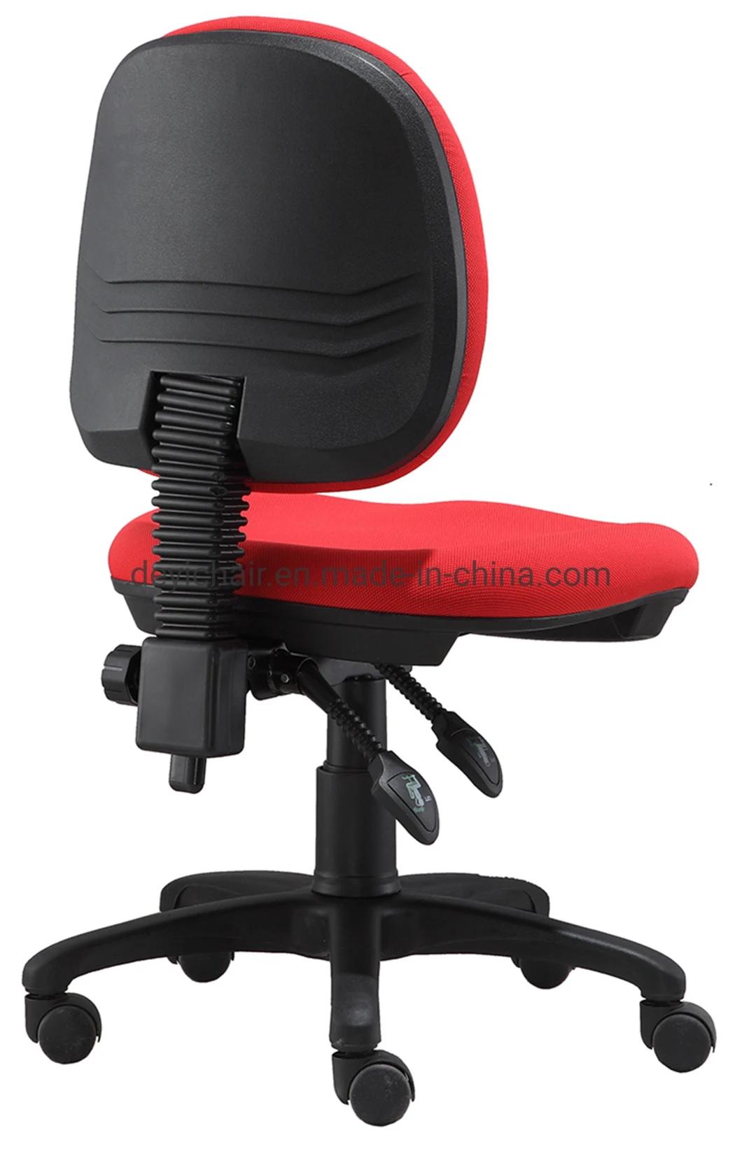 Two Lever Light-Duty Mechanism Nylon Caster Fabric Back&Seat Executive Computer Office Chair