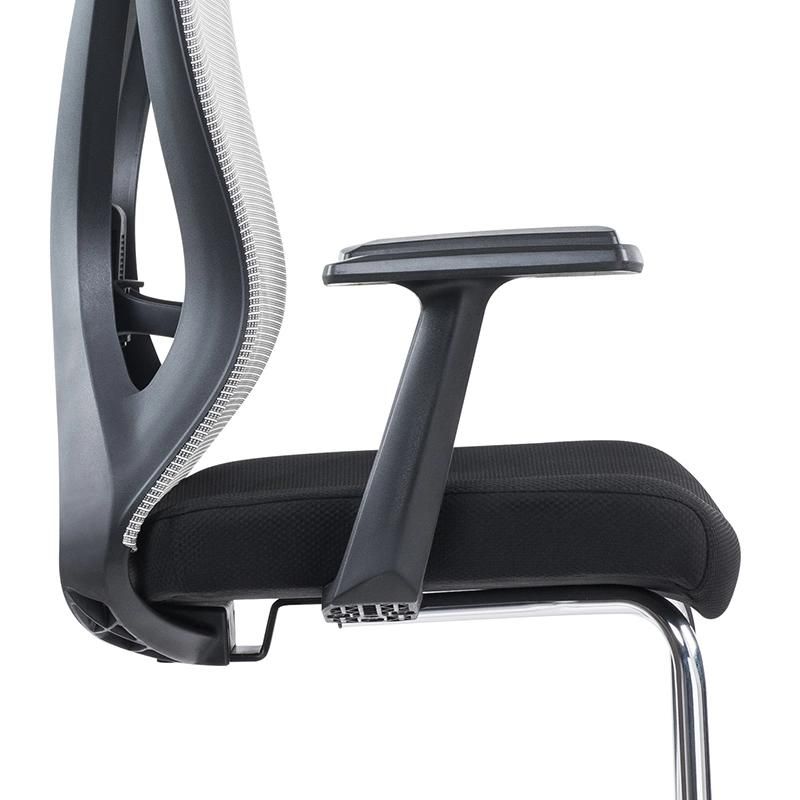 Ergonomic Comfortable Chair Mesh Executive Meeting Office Chair Without Wheels