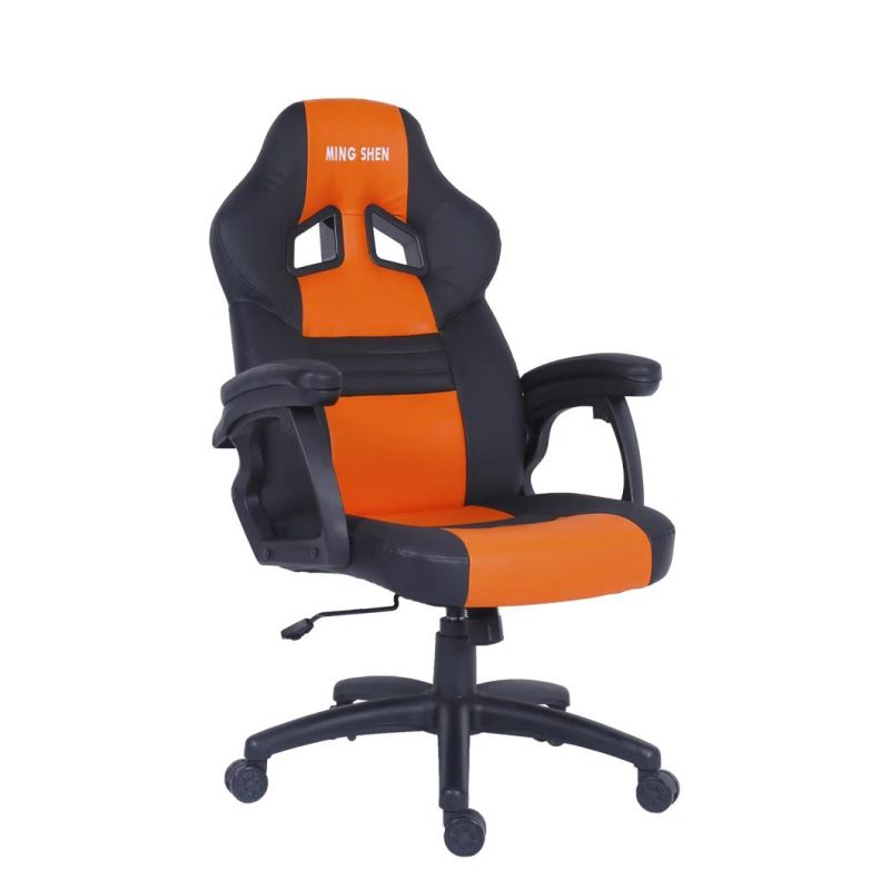 New Racing Chair Factory Wholesale Leather Orange Office Gaming Chair