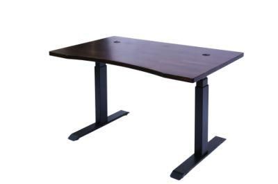 Solid Beech Wood Walnut Color Office Desk Top Slab 30X48X1.5inch