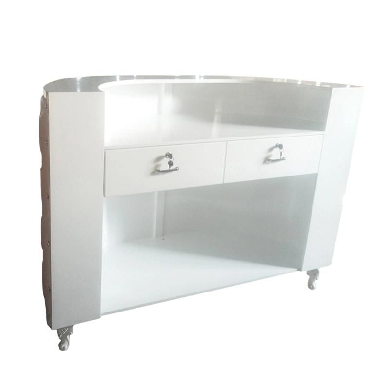 Hl-029 2021 Top Quality Mix Color Salon Reception Table Consult Table for Sale Cashier Desk Check-out Counter Checkstand