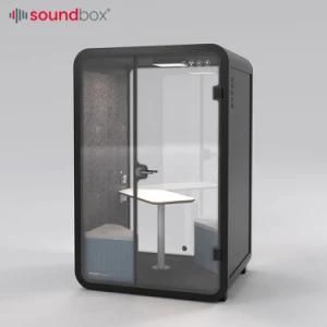 Private Phone Booth Soundproof Booth M Size Office Meeting Pod Call Booth Vocal Pod Home Office