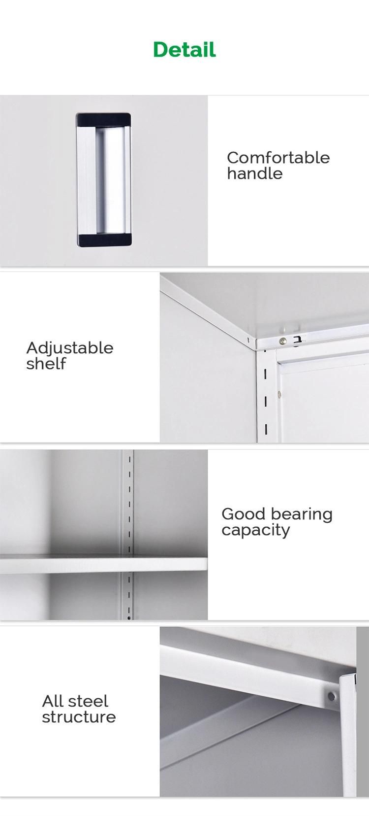 Several Doors Metal Locker Documents and Clothes Cabinet
