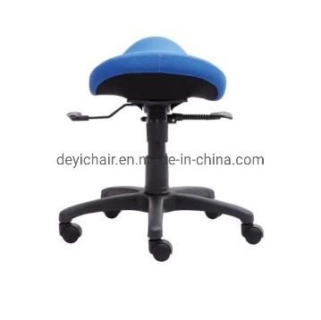 up and Down Seat Angle Adjustment Two Lever Mechanism Fabric PU Upholstery Computer Saddle Shape Office Chair