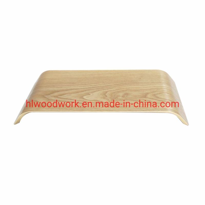 Wooden Computer Monitor Riser, Compatible with Computer Monitor Stand, Laptop, TV Printer (Oak Wood White)
