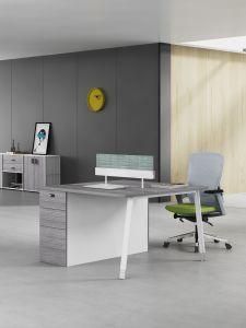 New Style Modular Wooden L-Shape Metal Legs Executive Office Desk