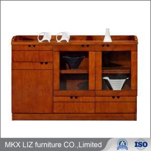 Wooden Office Storage Furniture 3 Door Low Tea Cabinet (C501)