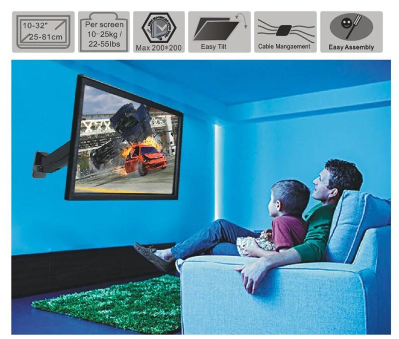 Gas Lift Desktop Mount (LCD W003)