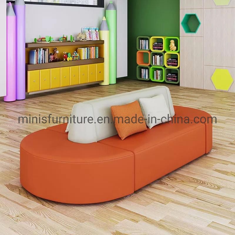 (M-SF22) Newest Public/Hotel/Office Curved Fabric Visitor Waiting Sofa Furniture Without Arms