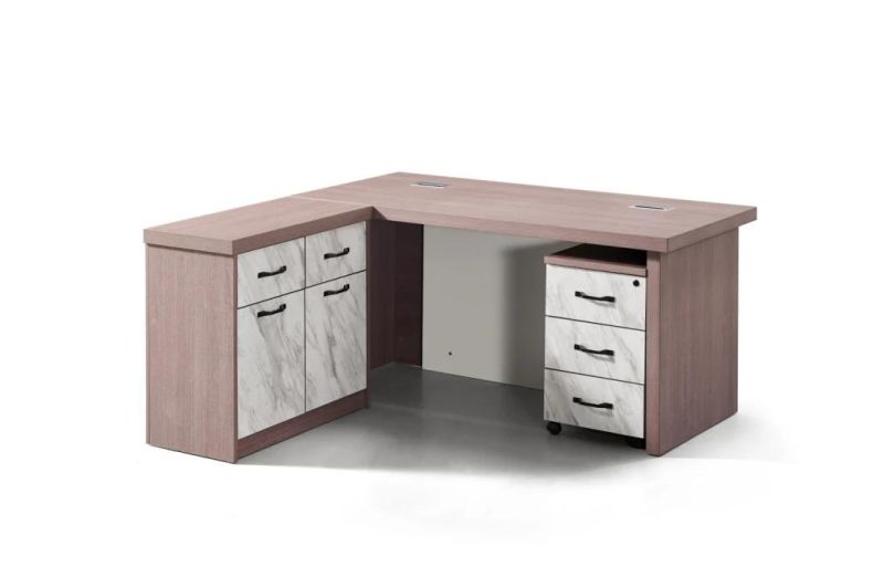 Long Term Hot Sale Patent Design MDF Computer Desk Modern Executive Office Desk