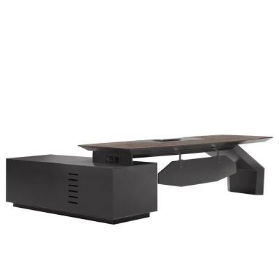 New Modern Melamine MDF Furniture L Shaped Wooden Manager Boss CEO Desk Executive Office Table