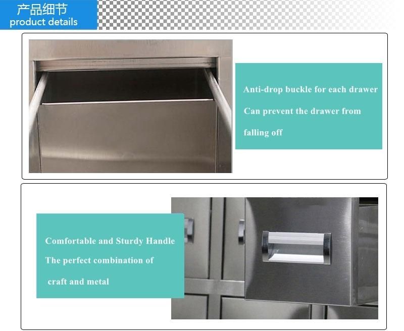 36 Drawers Stainless Steel Hospital Pharmacy Multi Drawers Drug Cabinet
