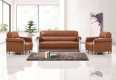 Sofa Set Luxury Leather Sofa (FOH-8807)